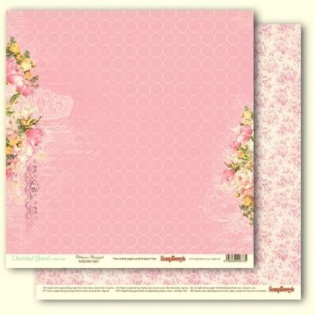 Papier do scrapbookingu dwustronny 30,5 x 30,5 cm CHERISHED JEWELS 14 szt. ScrapBerry`s